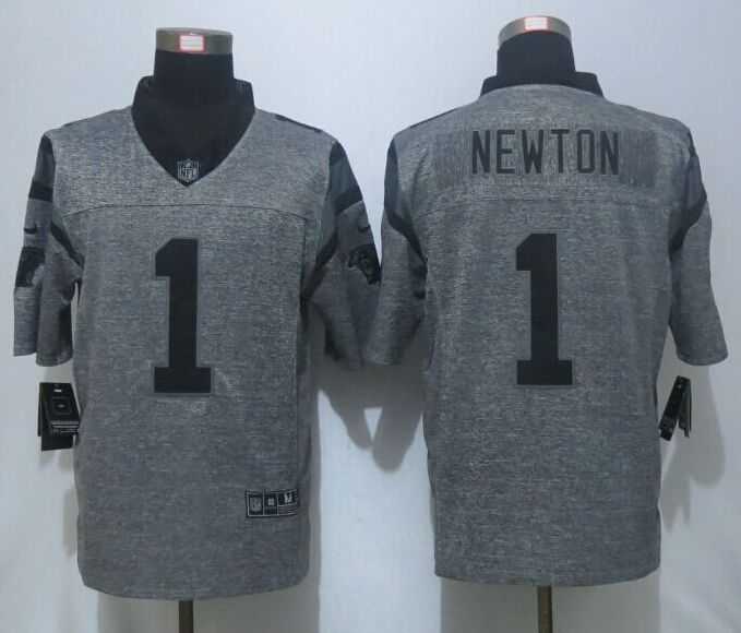 Nike Limited Carolina Panthers #1 Newton Men's Stitched Gridiron Gray Jerseys,We sell and wholesale Nike Limited Carolina Panthers #1 Newton Men's Stitched Gridiron Gray Jerseys on line form chian!